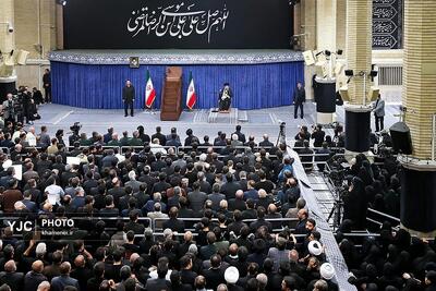 حضور و سخنرانی رهبر معظم انقلاب در مراسم عزاداری شهادت امام رضا علیه‌السلام