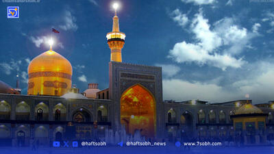 حرم امام رضا ۱۶۰ سال پیش