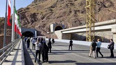 افتتاح مسیر رفت آزادراه تهران-شمال
