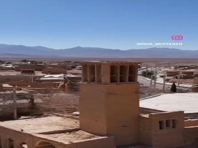 بافت قدیم شهر زیبا و تاریخی عقدا یزد