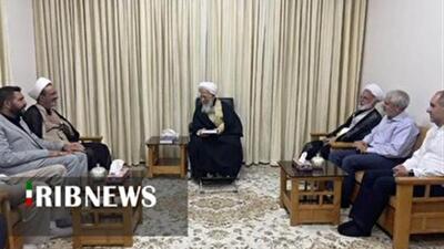 دیدار آیت‌الله دری نجف‌آبادی با آیت‌الله جوادی آملی