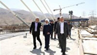 بازدید معاون حقوقی رئیس‌جمهور از طرح کنارگذر شمالی کرج