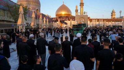 دسته‌های عزاداری روز ۲۸ صفر در سامرا