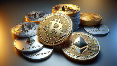 بیت‌کوین سقوط کرد/ اتریوم پیشتازی می‌کند