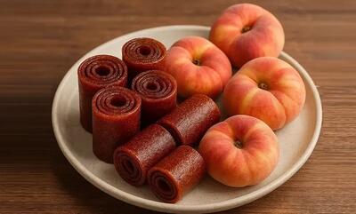 طرز تهیه لواشک هلو انجیری