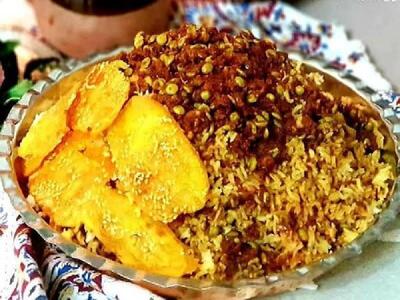 طرز تهیه ونوشک پلو کرمانشاهی در ۶ مرحله ساده
