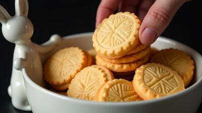 طرز تهیه شیرینی عصرانه / در 10 دقیقه صدها کوکی درست کنید