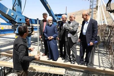 بازدید معاون حقوقی رئیس‌جمهور از پروژه کنارگذر شمالی کرج
