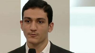 علی نادری دانش آموز طلایی‌ نجوم جهان : اولین قدم از برنامه 30 ساله ام را برداشتم! + فیلم