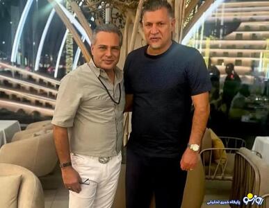 دیدار علی دایی با خواننده لس‌ آنجلسی!