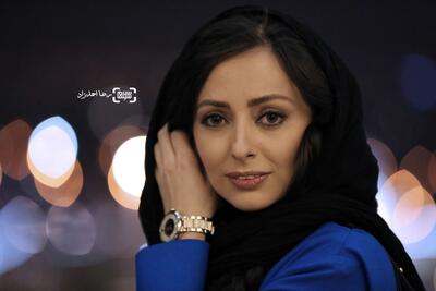 استایل و میک آپ آبی آسمانی نفیسه روشن + عکس