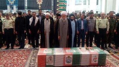 پیکر شهید مدافع امنیت در حرم مطهر شاهچراغ(ع) تشییع شد