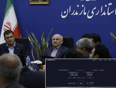 ثبت سرعت ۱.۹۵۱ گیگابیتی 5G ایرانسل در حضور معاون رئیس‌جمهوری