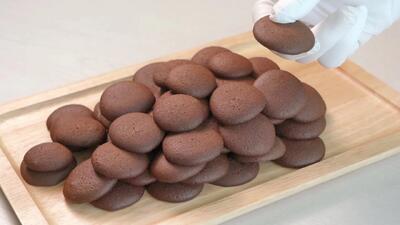 طرز تهیه کوکی شکلاتی مناسب چای عصرانه / درست کردنشان خیلی آسان است