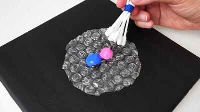 آموزش ساده نقاشی گل با اکریلیک برای مبتدیان!