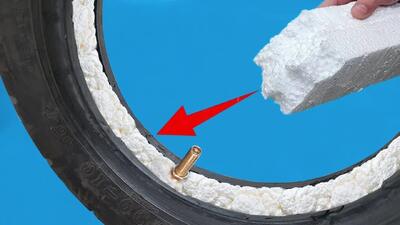 دیگه از تیوب استفاده نکن / با این روش دیگه چرخت کم باد نمیشه