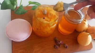 طرز تهیه مربا وشربت گلابی بدون اضافه کردن آب