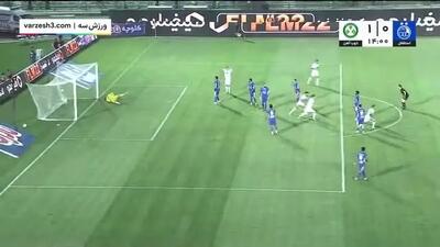 ببینید| گل اول ذوب آهن به استقلال (سوپرگل مختاری)