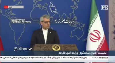 سخنگوی وزارت خارجه: نگران تبعات فعال شدن مکانیسم ماشه هستیم