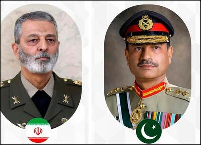 گفت‌وگوی تلفنی سرلشکر موسوی با فرمانده ارتش پاکستان