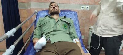 مجروح شدن مامور منابع طبیعی بابل در روز کارمند