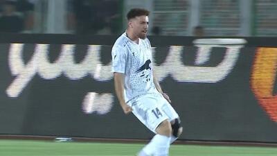 گل اول ذوب آهن به استقلال (پویا مختاری)