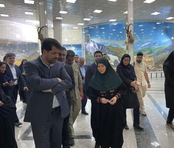 بازدید رئیس سازمان محیط زیست از موزه تاریخ طبیعی چهارمحال و بختیاری