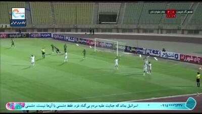 ویدیو: گل دوم چادرملو به شمس آذر توسط علی خدادادی - پارس فوتبال