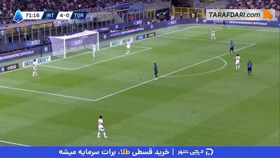 گل آنژ یوان بونی به تورینو (اینتر 5-0 تورینو) - پارس فوتبال