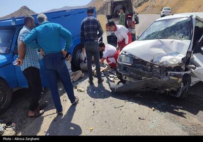 نیسان آبی در الموت حادثه آفرید - تسنیم