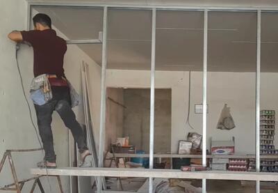 نحوه نصب دیوار کناف / سریع ترین روش اجرای دیوار کناف
