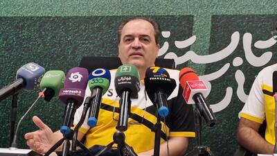 نشست خبری پیمان یوسفی مدیر تیم ستارگان رسانه
