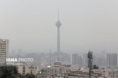 تداوم وزش‌ باد و خیزش گرد و خاک در تهران