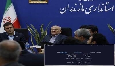 ثبت سرعت ۱.۹۵۱ گیگابیتی ۵G ایرانسل در حضور معاون رئیس‌جمهوری