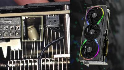 کارت گرافیک PNY RTX 5090 حادثه آفرید؛ انفجار خازن و خم‌شدن هیت‌سینک