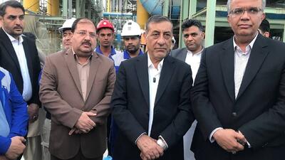 معاون اجرایی رئیس جمهور از مجتمع فولاد مَکُران بازدید کرد