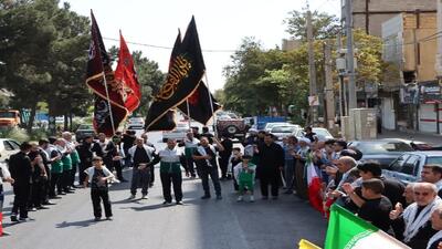 سوگواری ماهدشتی ها در سالروز شهادت امام هشتم شیعیان + عکس