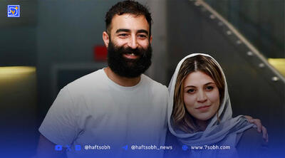 شیدا خلیق و همسرش کیوان ساکت اف