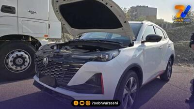 رونمایی از چانگان مونتاژی سایپا در نمایشگاه خودرو مشهد