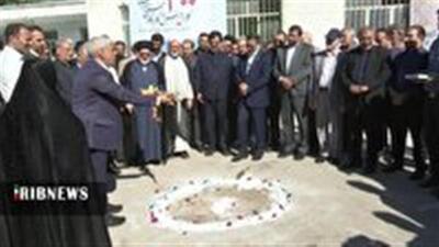 کلنگ نوسازی چند طرح در مدارس قم به زمین زده شد