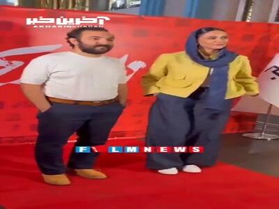 پریناز ایزدیار با یک استایل شیک دیگر در اکران مردمی زن و بچه
