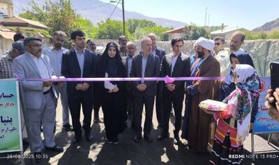 طرح هادی روستای زرآباد در الموت شرقی افتتاح شد