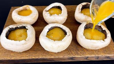 طرز تهیه قارچ سوخاری شکم پر اسپانیایی