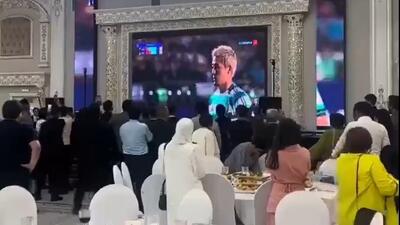 توقف عروسی حین پنالتی آخر غیرت مقابل سلتیک و شادی پس از صعود به لیگ قهرمانان
