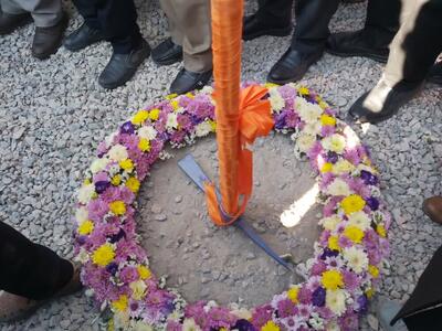 کلنگ زنی پروژه بیمارستان مادر و کودک در بجنورد با حضور وزیر بهداشت