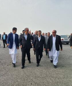 بازدید معاون اجرایی رئیس‌جمهور از کریدور ساحلی و ایستگاه راه‌آهن چابهار - زاهدان