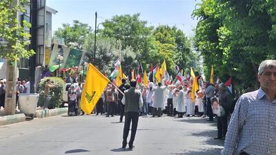 فریاد البرزی ها برای محکومیت جهانی صهیونیست ها