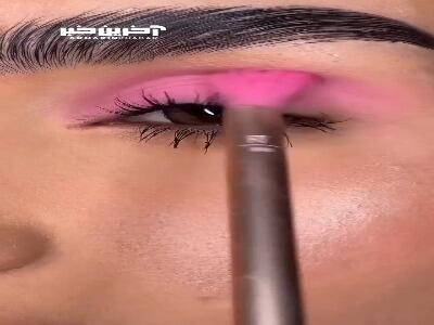 تکنیکی ساده برای زدنِ یک سایه صورتی