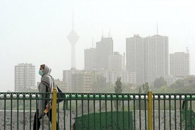 هوای تهران در شرایط قرمز است؛ سه ایستگاه در وضعیت بنفش