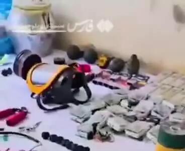 کشف کارگاه بمب‌سازی گروهک جیش‌الظلم در ایرانشهر